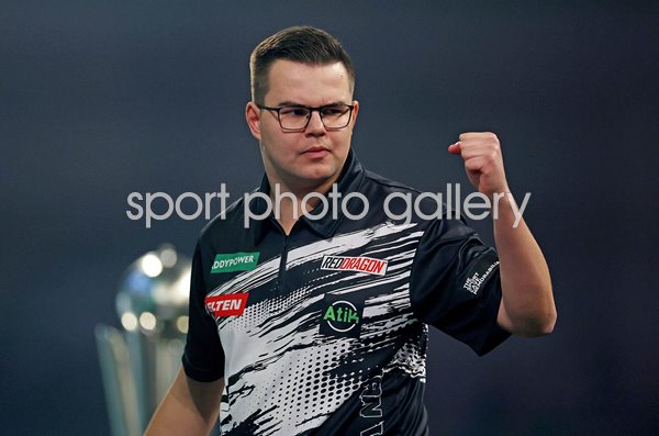 Gian van Veen Netherlands v Luke Littler World Darts Championship Final 2026