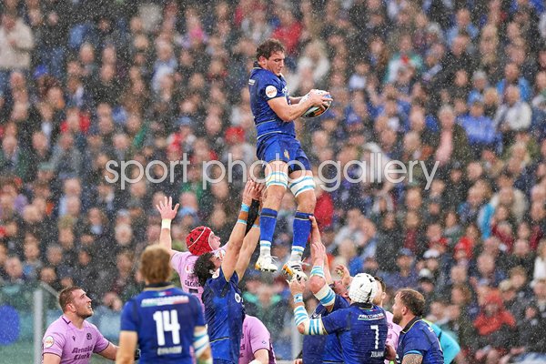 Michele Lamaro Italy wins lineout v Scotland Six Nations Rome 2026