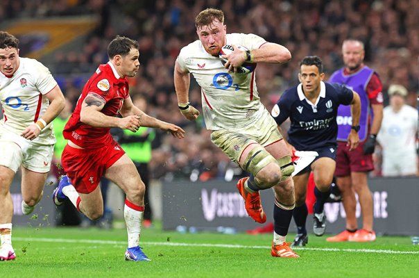 Ollie Chessum England v Tomos Williams Wales Twickenham Six Nations 2026