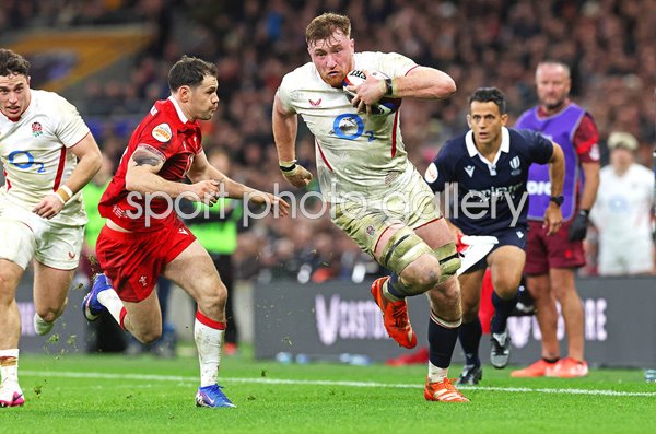 Ollie Chessum England v Tomos Williams Wales Twickenham Six Nations 2026