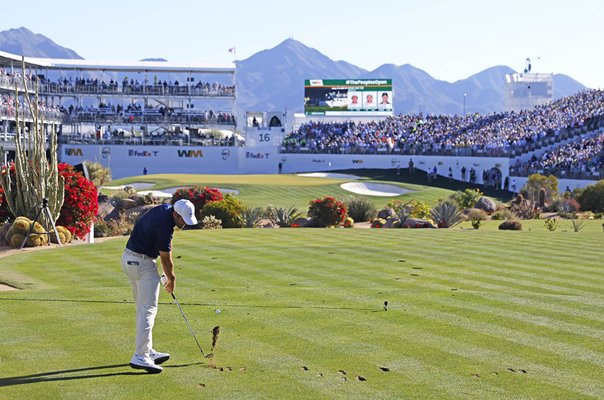 Scottie Scheffler USA 16th Hole TPC Scottsdale Phoenix Open 2026
