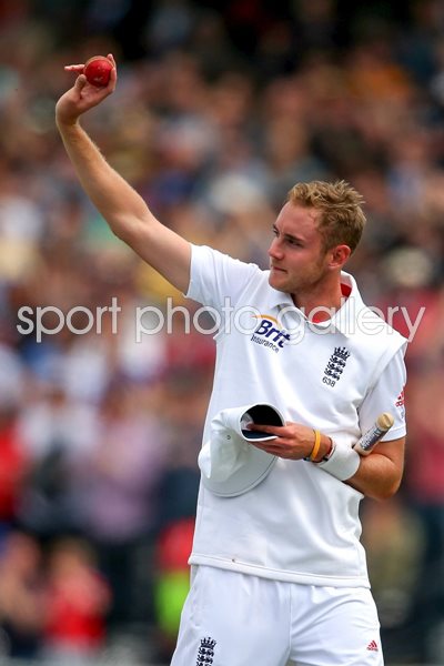 Stuart Broad England's Man of the Match v New Zealand Lords 2013