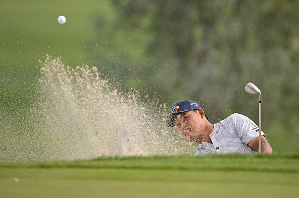 Si Woo Kim South Korea bunker shot The American Express La Quinta 2026