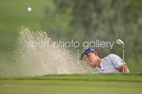 Si Woo Kim South Korea bunker shot The American Express La Quinta 2026