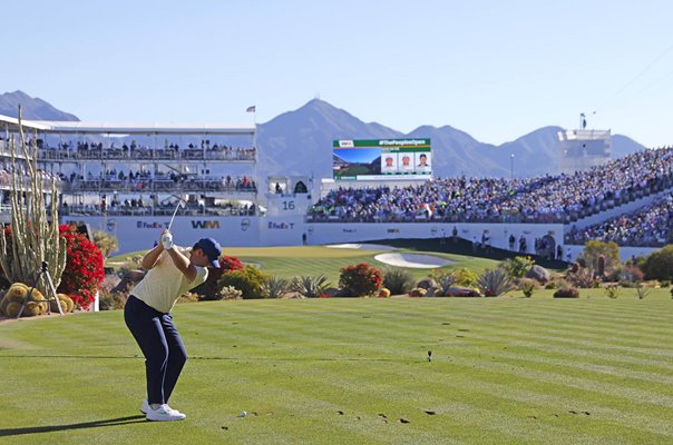 Chris Gotterup USA 16th Tee TPC Scottsdale Phoenix Open 2026