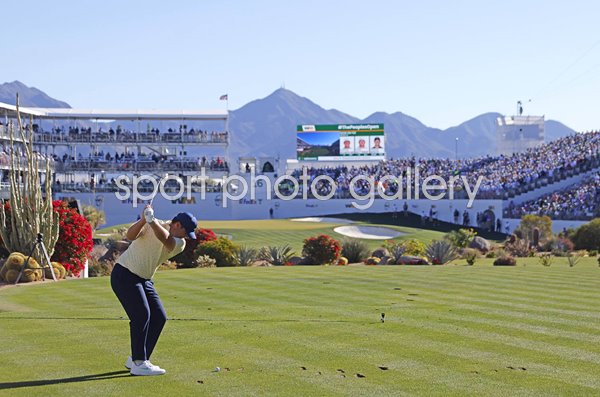 Chris Gotterup USA 16th Tee TPC Scottsdale Phoenix Open 2026
