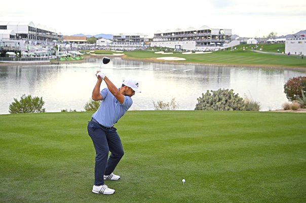 Xander Schauffele USA 18th Tee TPC Scottsdale Phoenix Open 2026