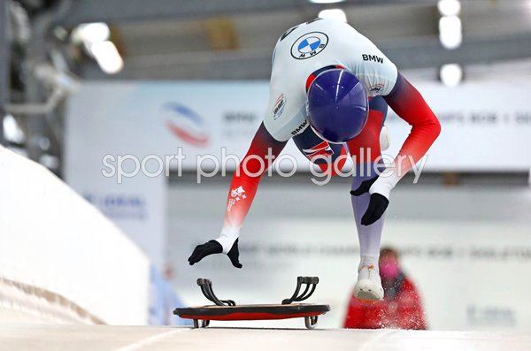 Matt Weston Great Britain Skeleton World Championship Germany 2021