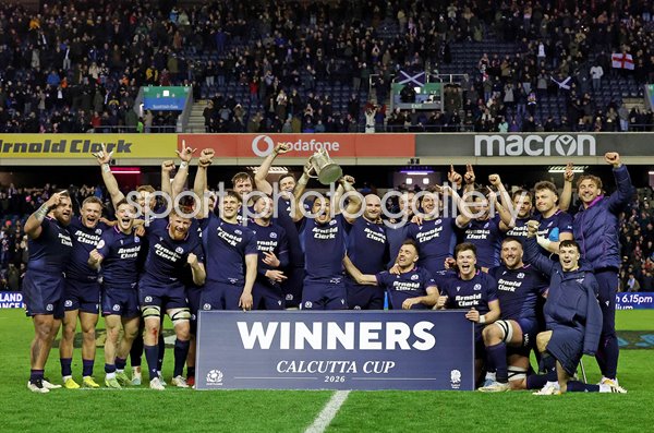 Scotland Calcutta Cup winners v England Murrayfield Six Nations 2026