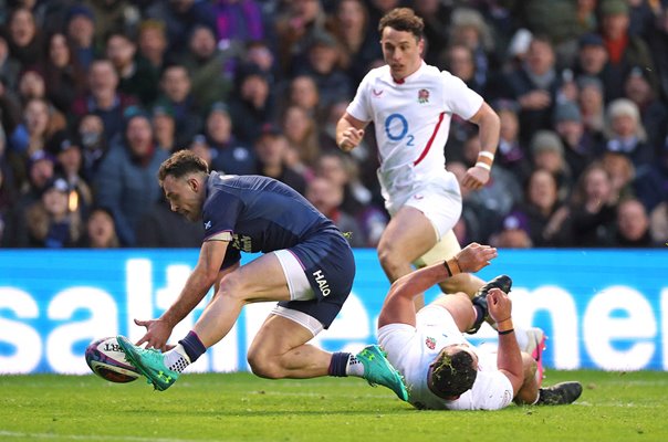 Ben White Scotland scores v England Murrayfield Six Nations 2026
