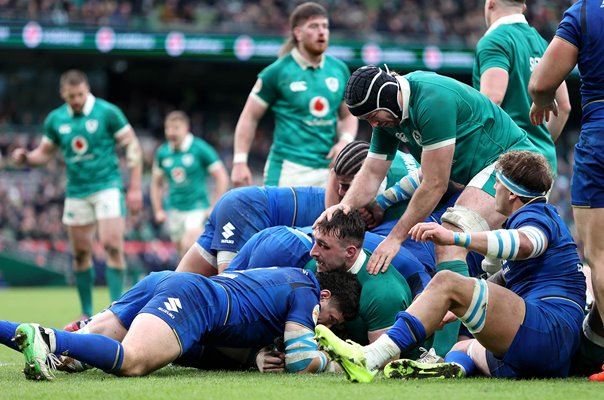 Jack Conan Ireland scores v Italy Dublin Six Nations 2026