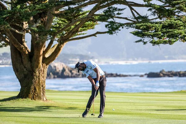 Sahith Theegala USA 18th hole Pebble Beach Pro-Am 2026