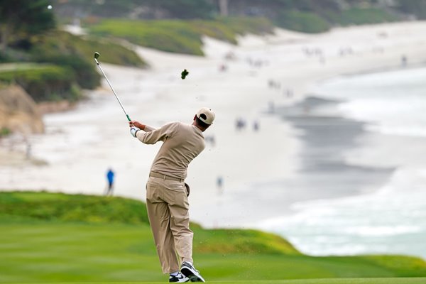 Tony Finau USA 8th hole Pebble Beach Pro-Am 2026