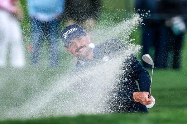 Keegan Bradley USA bunker splash Pebble Beach Pro-Am 2026