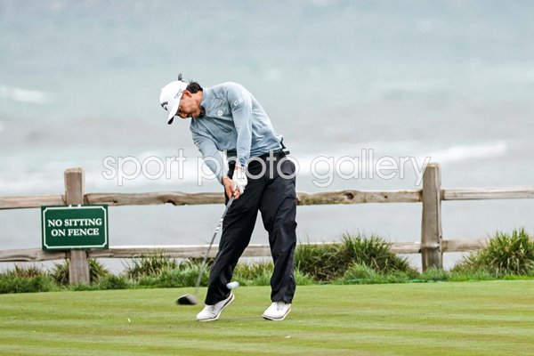 Min Woo Lee Australia 18th tee Pebble Beach Pro-Am 2026  