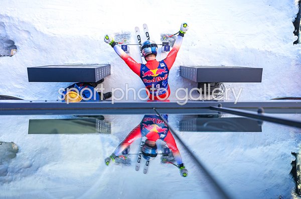 Franjo Von Allmen Switzerland downhill start Alpine Ski World Cup Kitzbuehel 2025