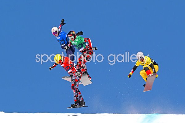 Huw Nightingale Great Britain Snowboard Cross World Championships St Moritz 2025