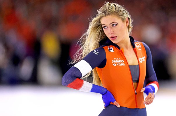 Jutta Leerdam Netherlands European Speed Skating Heerenveen Championships 2024