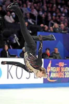 Ilia Malinin USA Backflip World Figure Skating Championships Boston 2025