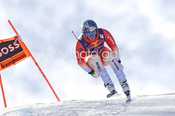 Franjo von Allmen Switzerland downhill World Cup Kitzbuehel 2025