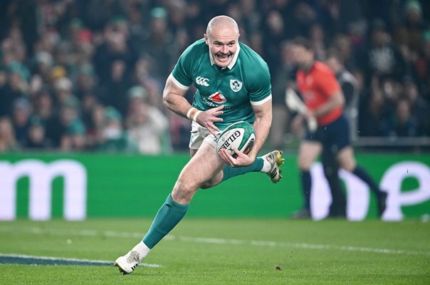 Jacob Stockdale Ireland scores  v Wales Dublin Six Nations 2026