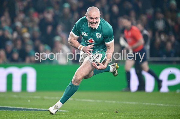 Jacob Stockdale Ireland scores  v Wales Dublin Six Nations 2026