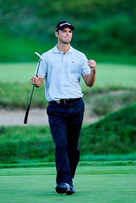 Martin Kaymer celebrates USPGA victory