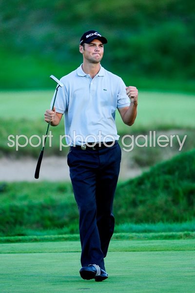 Martin Kaymer celebrates USPGA victory