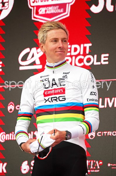 Tadej Pogacar Slovenia wins Strade Bianche 2026