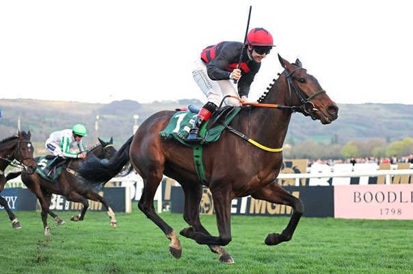 Colin Keane celebrates on The Mourne Rambler Cheltenham Festival 2026 