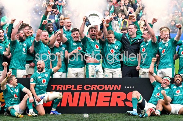 Caelan Doris Ireland captain lifts Triple Crown Dublin Six Nations 2026