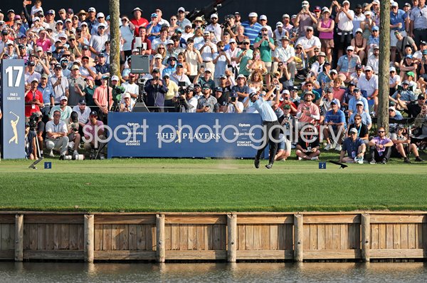 Cameron Young USA 17th tee shot The Players TPC Sawgrass 2026 