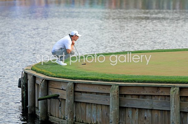 Matt Fitzpatrick England 17th green Players Championship TPC Sawgrass 2026