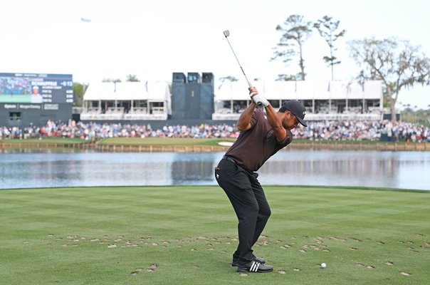 Xander Schauffele USA 17th tee Players Championship TPC Sawgrass 2026