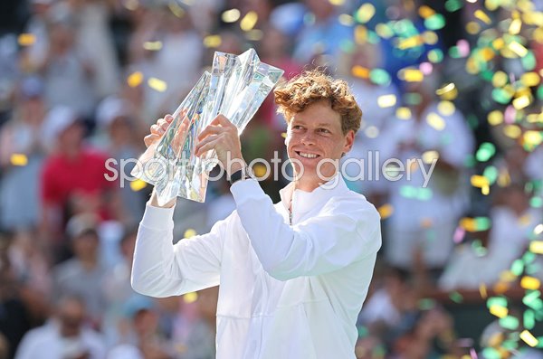 Jannik Sinner Italy BNP Paribas Open Champion Indian Wells 2026 