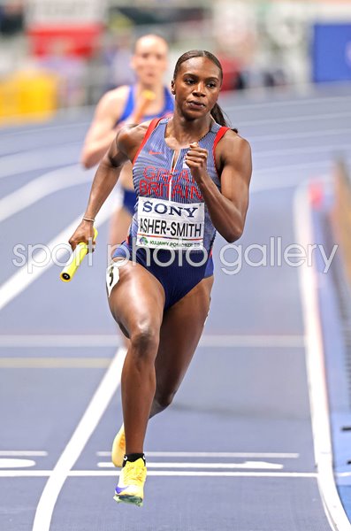 Dina Asher-Smith Great Britain 4x400m relay World Indoor Athletics Poland 2026