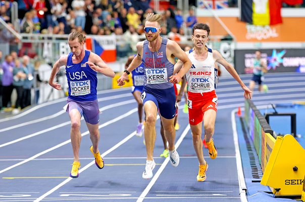 Josh Kerr Great Britain wins 3000m Gold World Indoor Athletics Poland 2026