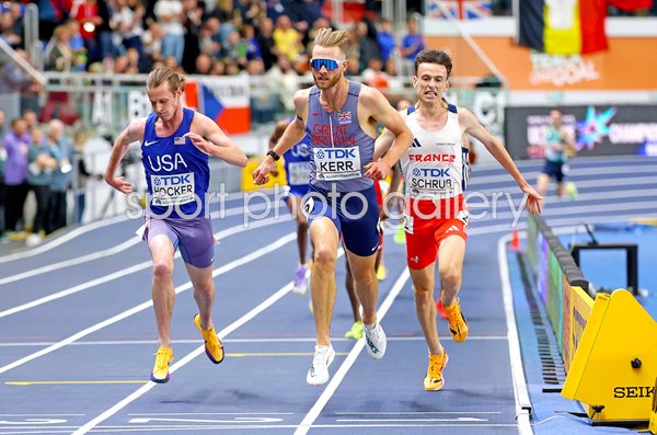 Josh Kerr Great Britain wins 3000m Gold World Indoor Athletics Poland 2026