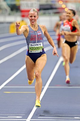 Keely Hodgkinson Great Britain wins 800m Gold World Indoor Athletics Poland 2026