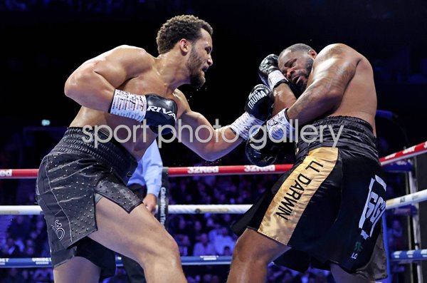 Moses Itauma punches Jermaine Franklin Jr Manchester 2026