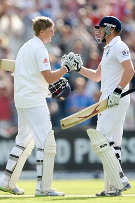 Joe  Root & Jonny Bairstow Yorkshire & England Headingley 2013