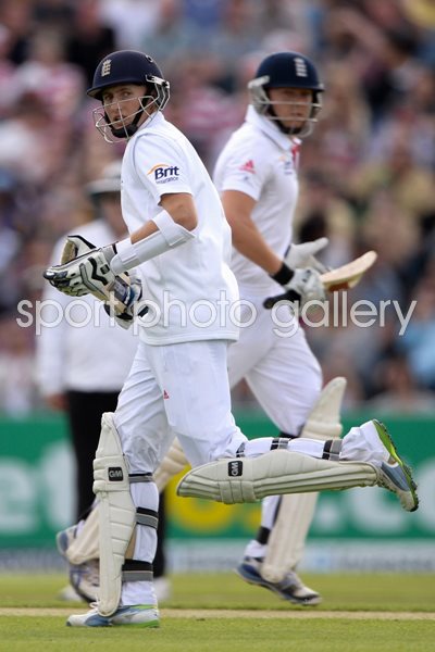 Joe  Root & Jonny Bairstow Yorkshire & England Headingley 2013