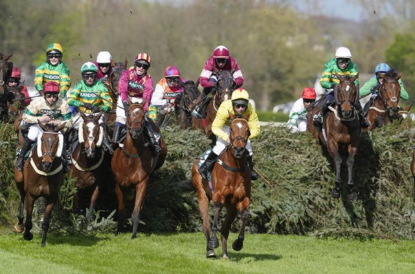 I Am Maximus clears last fence Grand National Aintree 2026