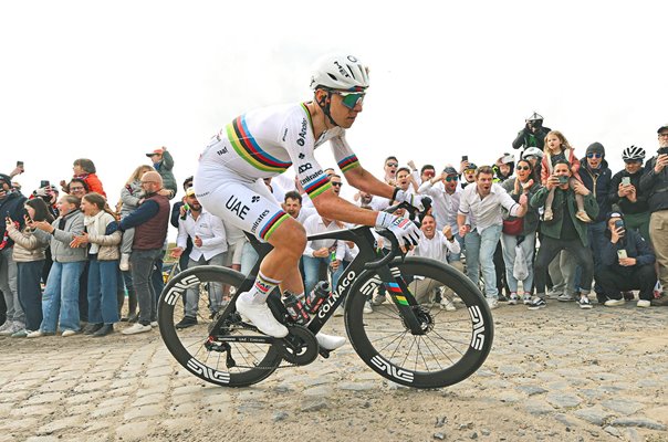 Tadej Pogacar Slovenia cobblestones Paris-Roubaix 2026