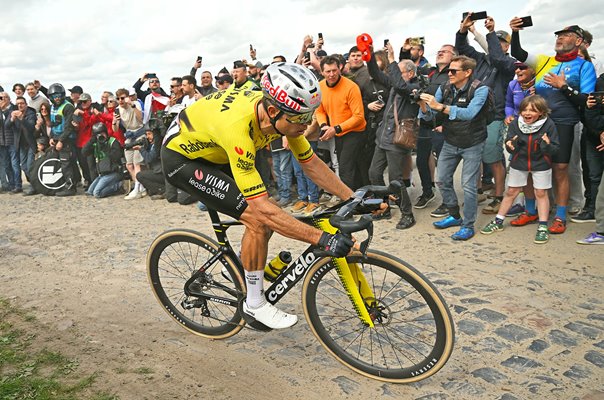 Wout van Aert Belgium cobblestones Paris-Roubaix 2026