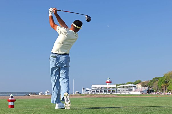 Jason Day Australia 18th tee Harbour Town Golf Links Hilton Head 2026