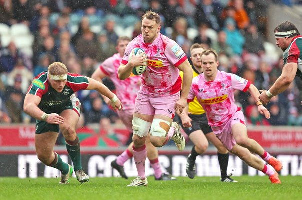 Alex Dombrandt Harlequins v Leicester Tigers PREM Rugby Cup 2026