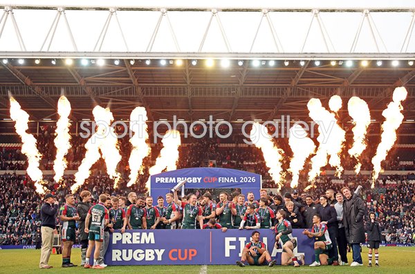Leicester Tigers PREM Rugby Cup winners v Exeter Chiefs 2026
