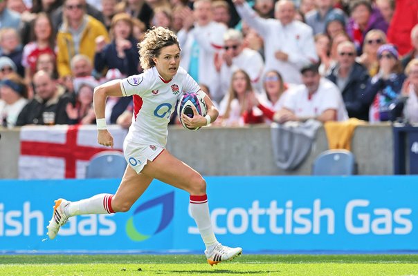Ellie Kildunne England scores v Scotland Murrayfield Six Nations 2026