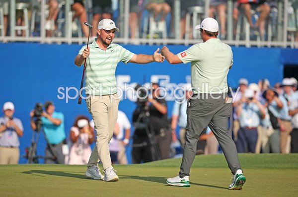 Alex & Matt Fitzpatrick celebrate winning Zurich Classic Of New Orleans 2026